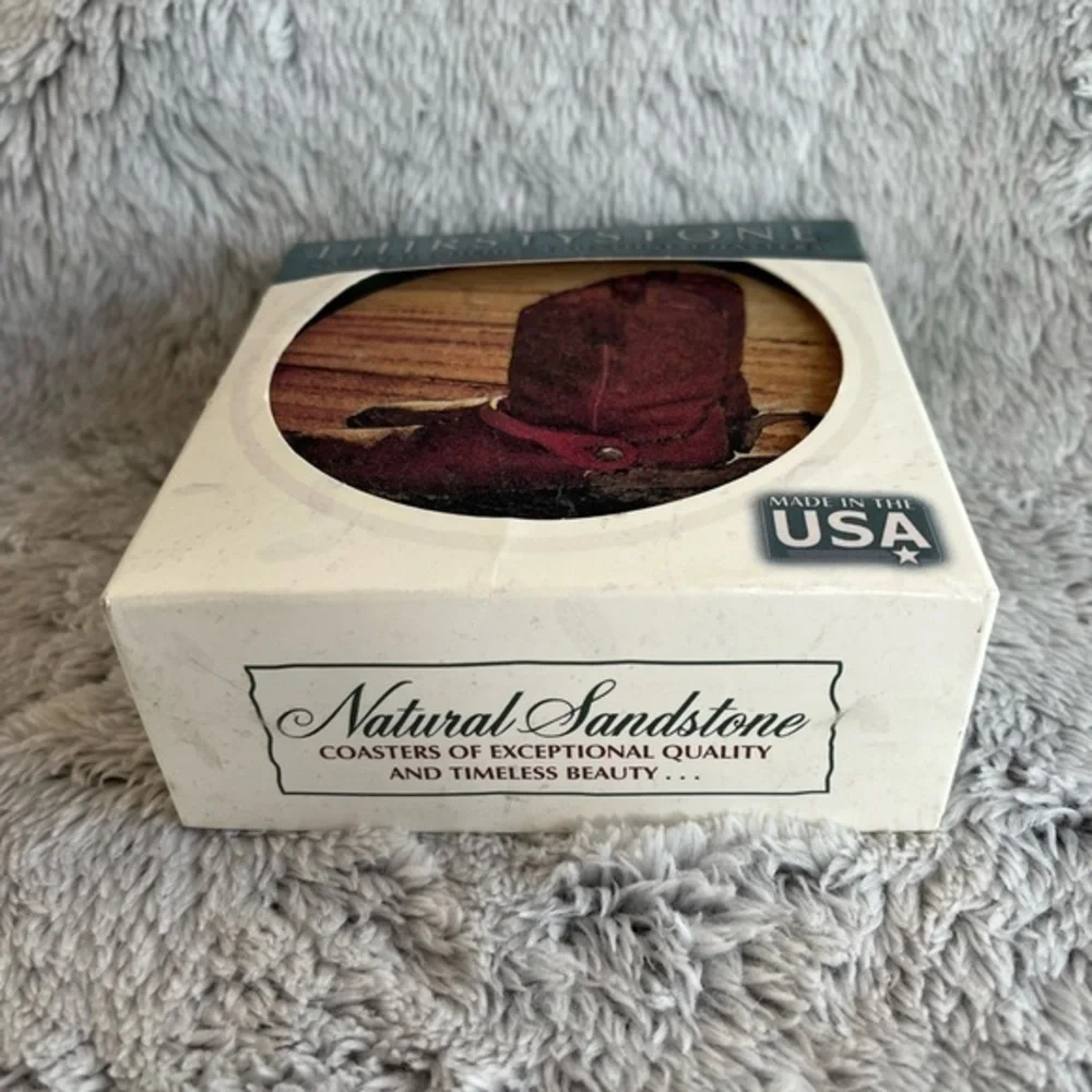 Thirstystone Old Boot‎ Coasters Set of 4